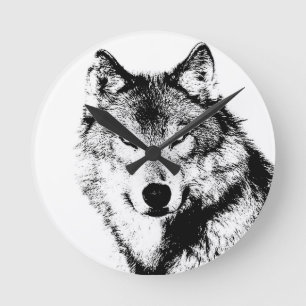 Wolf Runde Wanduhr