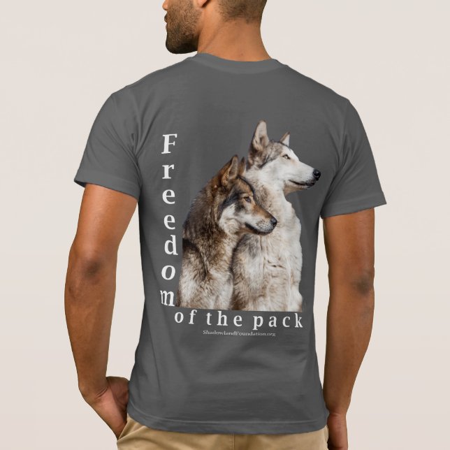 Wolf-Satz-T - Shirt (Rückseite)