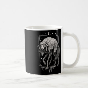 Wolf Schaf Horror Gruselig Folklore Gruselig Goth Kaffeetasse