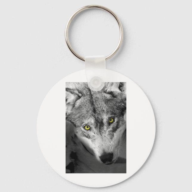 Wolf Schlüsselanhänger (Vorderseite)