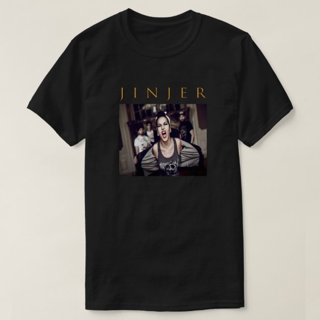 Wolf schreit in Jinjer Live Essential T - Shirt (Design vorne)