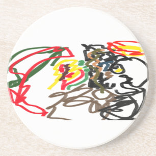 Wolf Set Herbst Getränkeuntersetzer