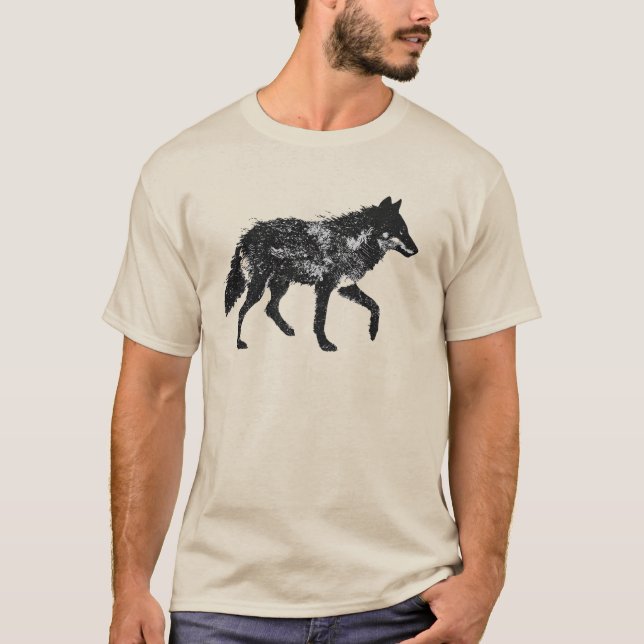 Wolf-Shirt  T-Shirt (Vorderseite)