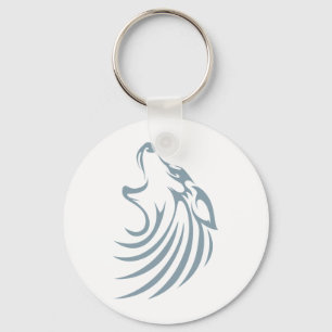 Wolf Shirts   Logo für Coole Wolf-Shirts Schlüsselanhänger