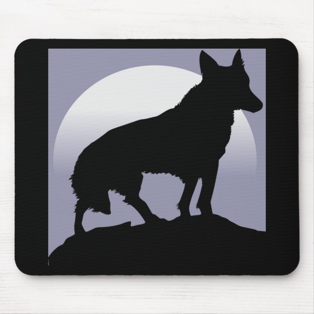 WOLF-SILHOUETTE MOUSEPAD (Vorne)