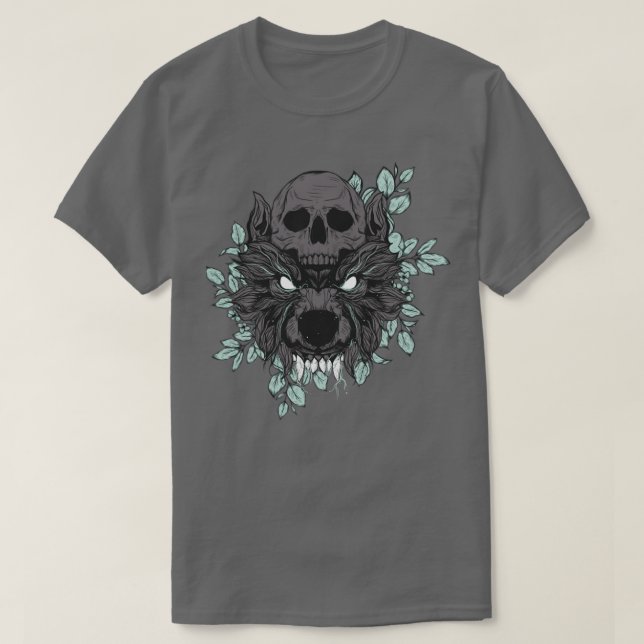 Wolf Skull T-Shirt (Design vorne)