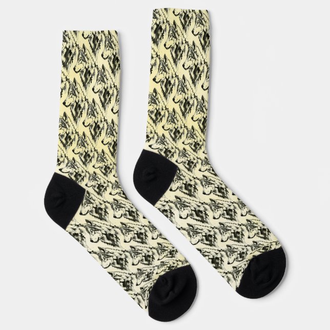 Wolf Socken (Rechts)