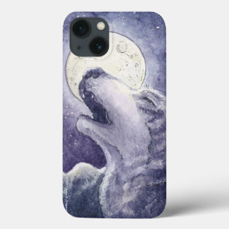 "Wolf Song" Original Watercolor Art Case. Case-Mate iPhone Hülle