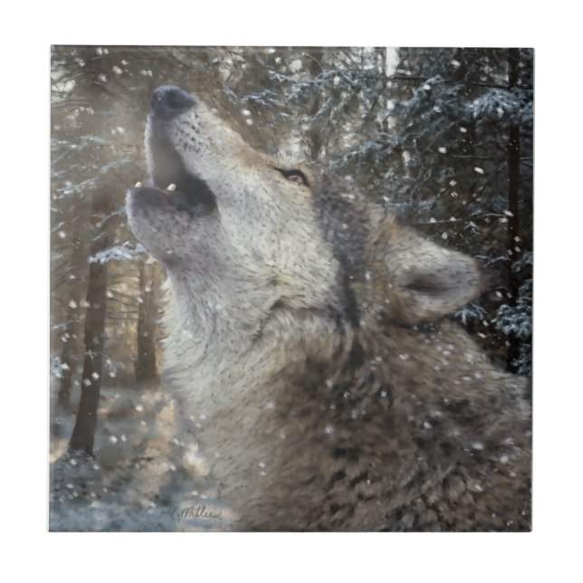 Wolf Song - Pastel Fliese (Vorderseite)