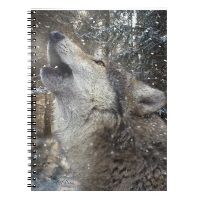 Wolf Song - Pastel Notizblock (Vorderseite)