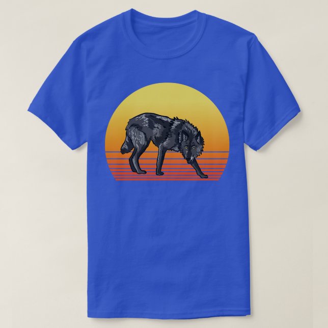 Wolf Sonne T-Shirt (Design vorne)