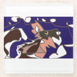 Wolf Spaß Glasuntersetzer