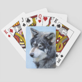 Wolf-Spielkarte-Plattform Spielkarten