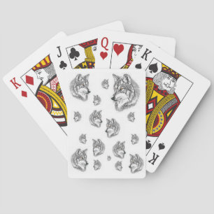 Wolf Spielkarten-Deck Spielkarten
