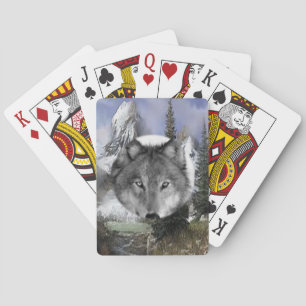 Wolf Spielkarten-Deck Spielkarten