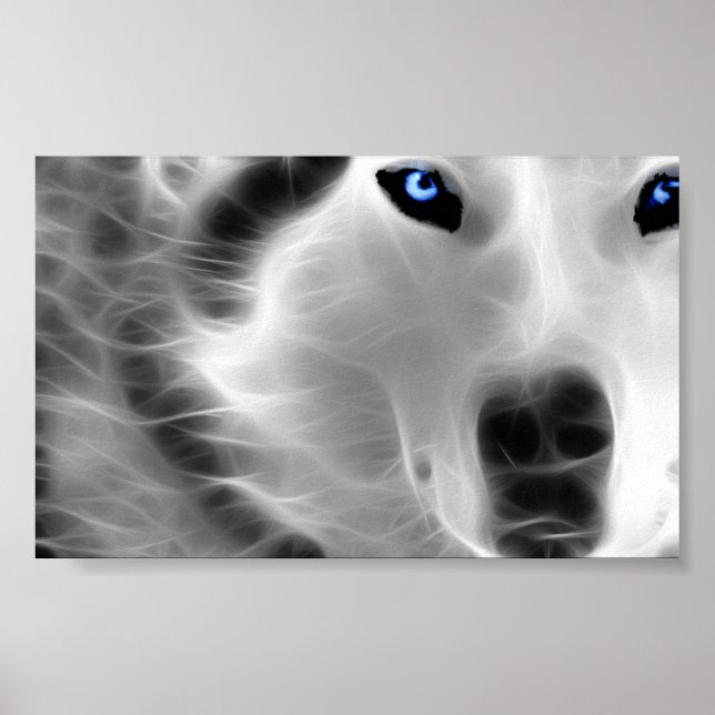 Wolf Spirit 4' X 6' Leinwand Poster (Vorne)