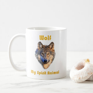 Wolf Spirit Animal Tasse/Wolf Tasse/Wolf Geschenk/ Tasse