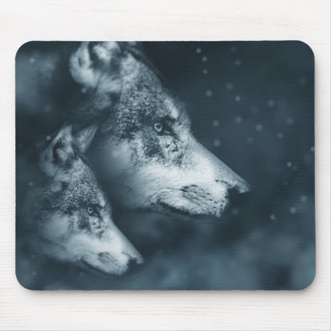 Wolf Spirit Custom Mousepad (Vorne)
