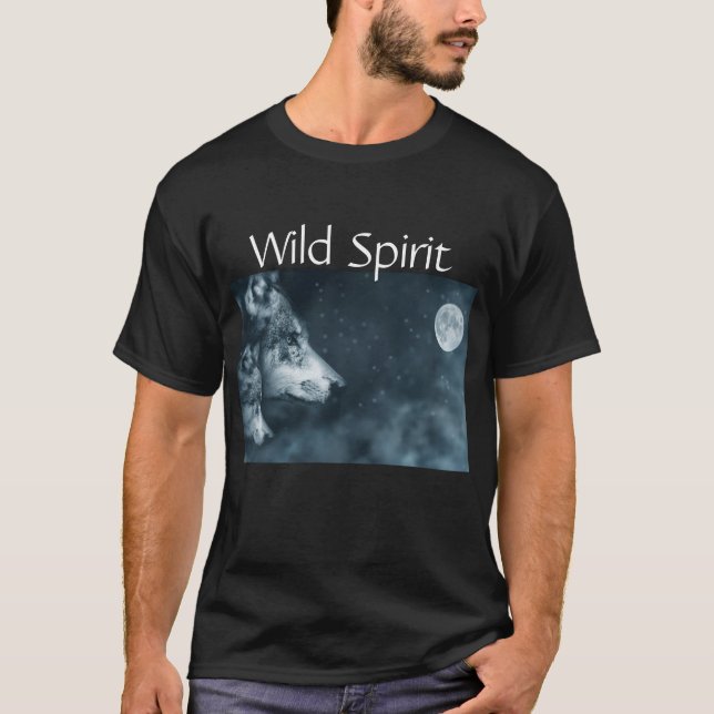 Wolf Spirit Custom T-Shirt (Vorderseite)