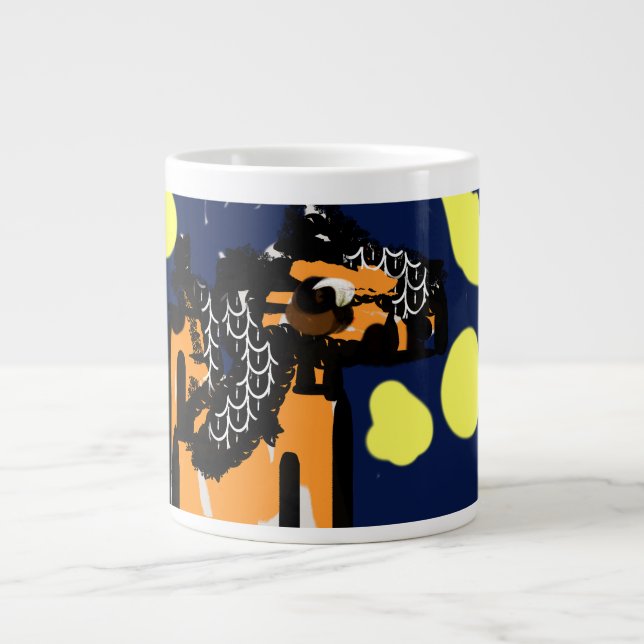Wolf Starart Jumbo-Tasse (Vorderseite)