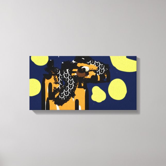 Wolf Starart Leinwanddruck (Vorderseite)