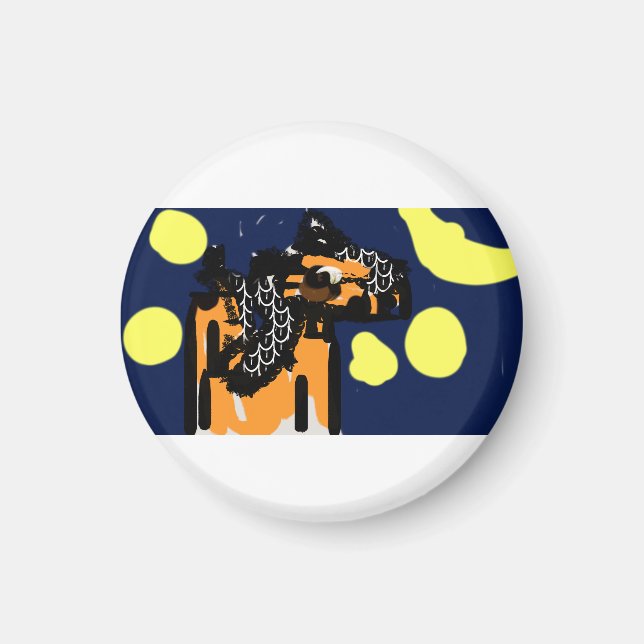 Wolf Starart Magnet (Vorne)