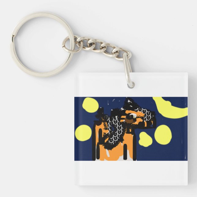 Wolf Starart Schlüsselanhänger (Vorderseite)