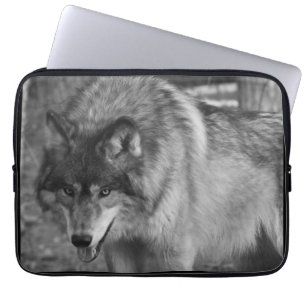 Wolf-Starren-Laptop-Hülse Laptopschutzhülle