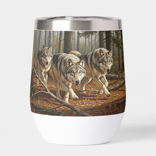 wolf stemless thermal wine tumbler style 1 (Rückseite)