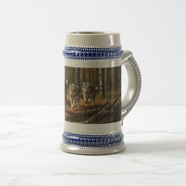 Wolf Stien Stil 1 Bierglas (VorderseiteRechts)