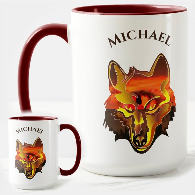 Wolf Sunset Eye 2106 Tasse (Von Creator hochgeladen)