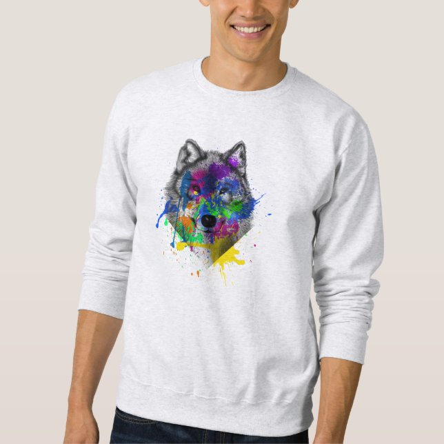 Wolf Sweatshirt (Vorderseite)