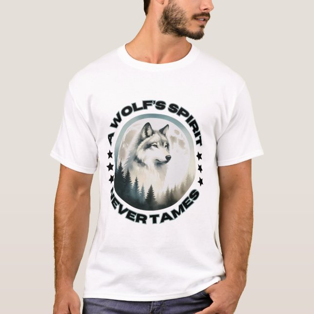 Wolf T-Kurz T-Shirt (Vorderseite)