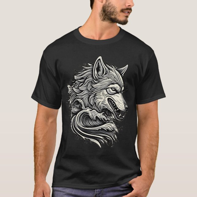 Wolf T-Shirt (Vorderseite)