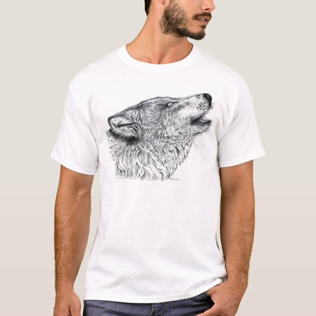 Wolf T-Shirt (Vorderseite)