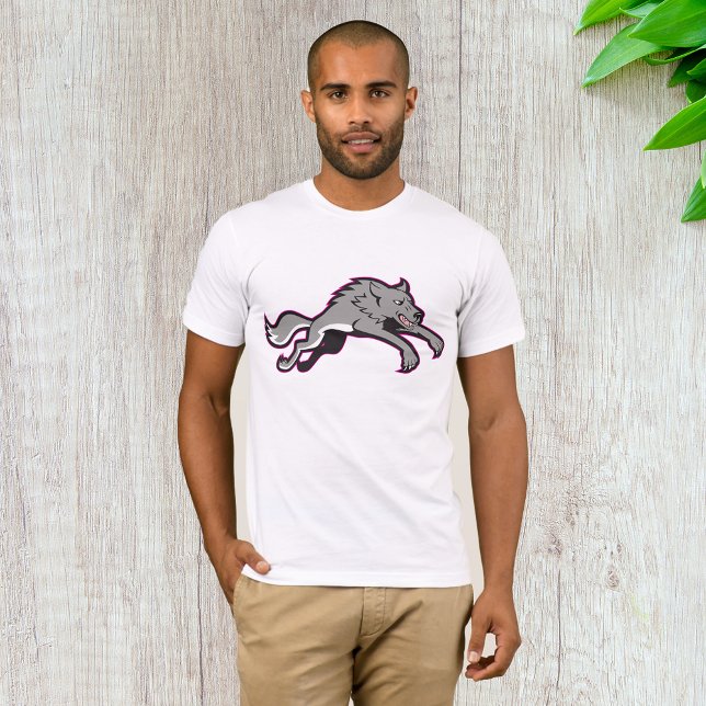 Wolf-T - Shirt angreifen Mens (Von Creator hochgeladen)