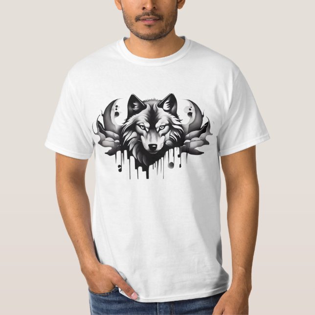 Wolf T - Shirt Collection Tattoo Style Designs (Vorderseite)