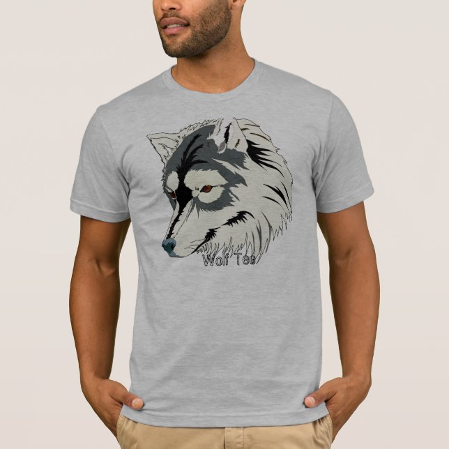 Wolf-T-Shirt T-Shirt (Vorderseite)