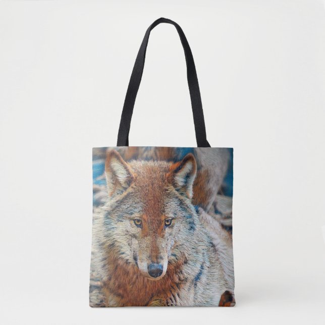 Wolf-Tasche (Vorderseite)