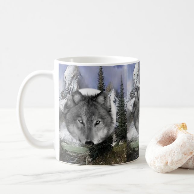 Wolf Tasse (Mit Donut)