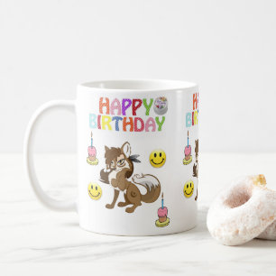 Wolf Tasse Happy Birthday Tasse