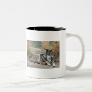 Wolf-Tasse Zweifarbige Tasse