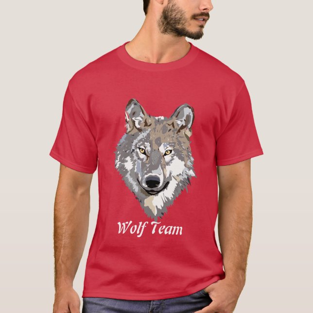 Wolf-Team T-Shirt (Vorderseite)