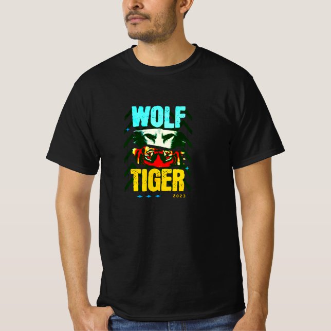 Wolf Tiger T-Shirt (Vorderseite)