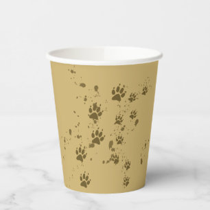 Wolf Tracks Paper Cup Pappbecher