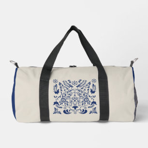 Wolf Traditionelles Muster Print Cut Nähtasche Duffle Bag