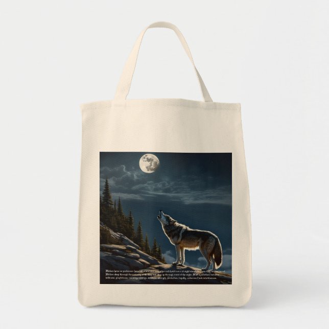 Wolf Tragetasche (Vorne)