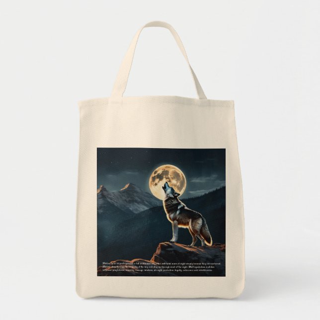Wolf Tragetasche (Vorne)