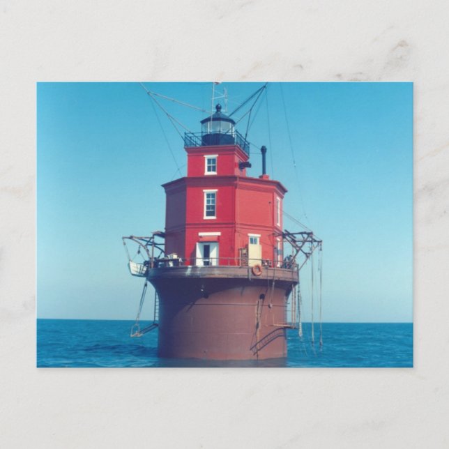 Wolf Trap Lighthouse Postkarte (Vorderseite)