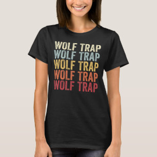 Wolf Trap Virginia Wolf Trap VA Retro Vintage-Text T-Shirt